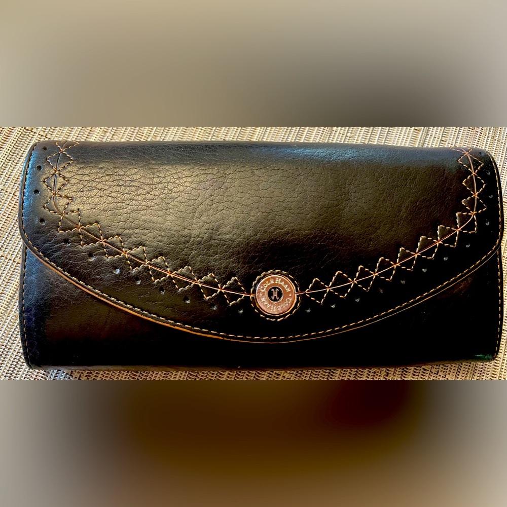 Cole Haan women’s black leather wallet